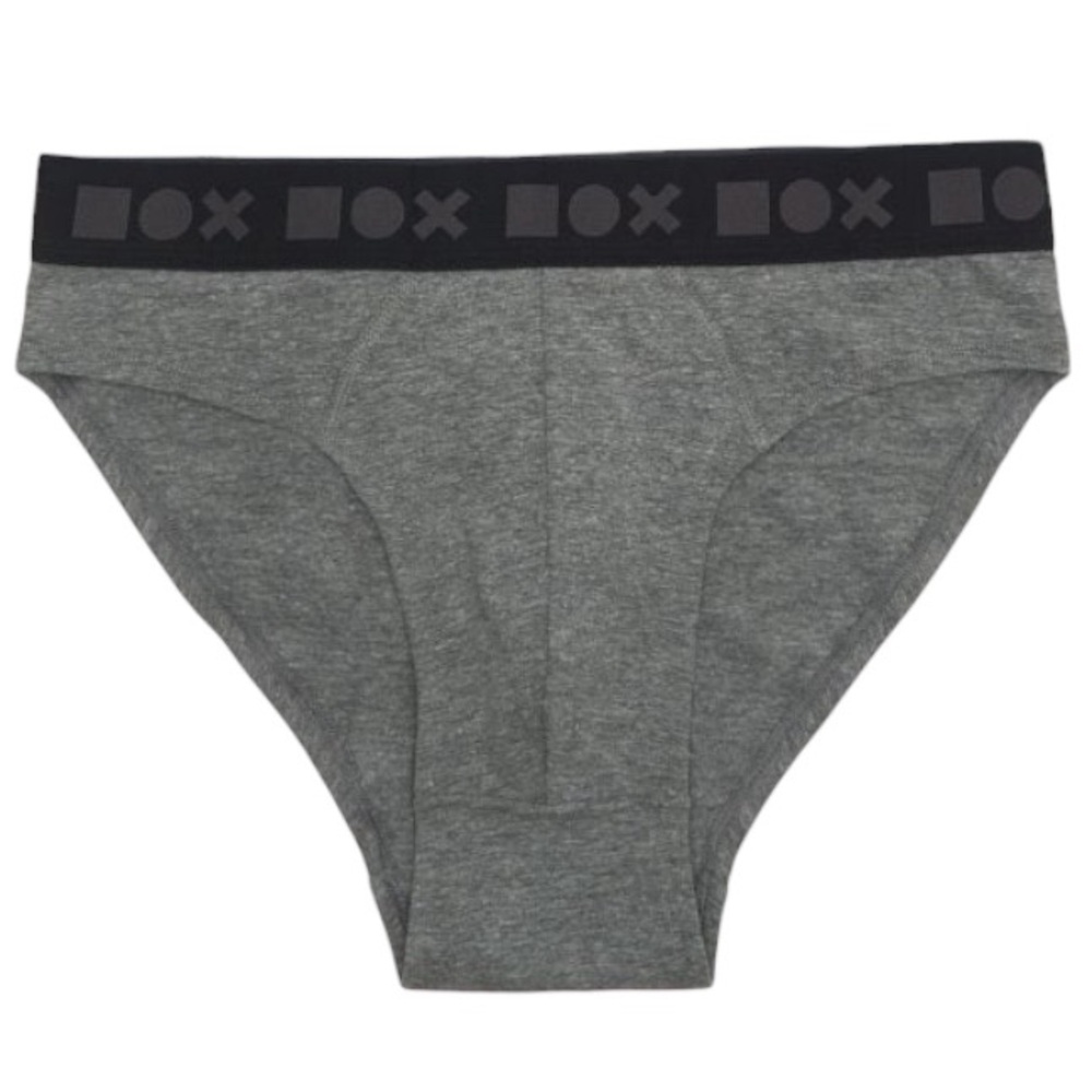 Sinsay Men's Gray Briefs Underwear Cotton Stretch Low Rise Size Small